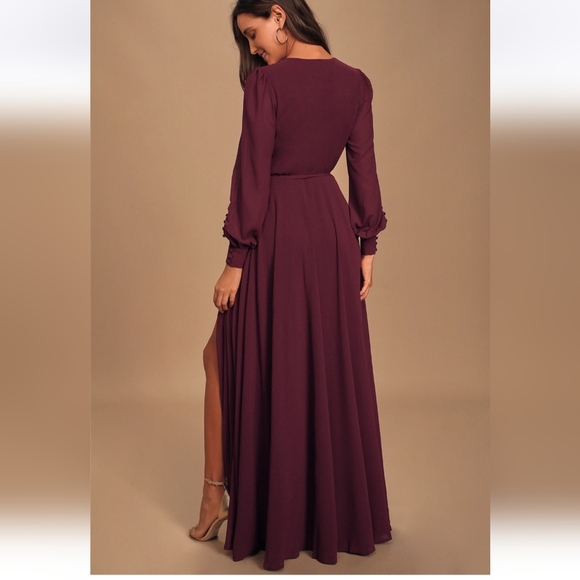 Lulus My Whole Heart Wrap Dress - Picture 5 of 8